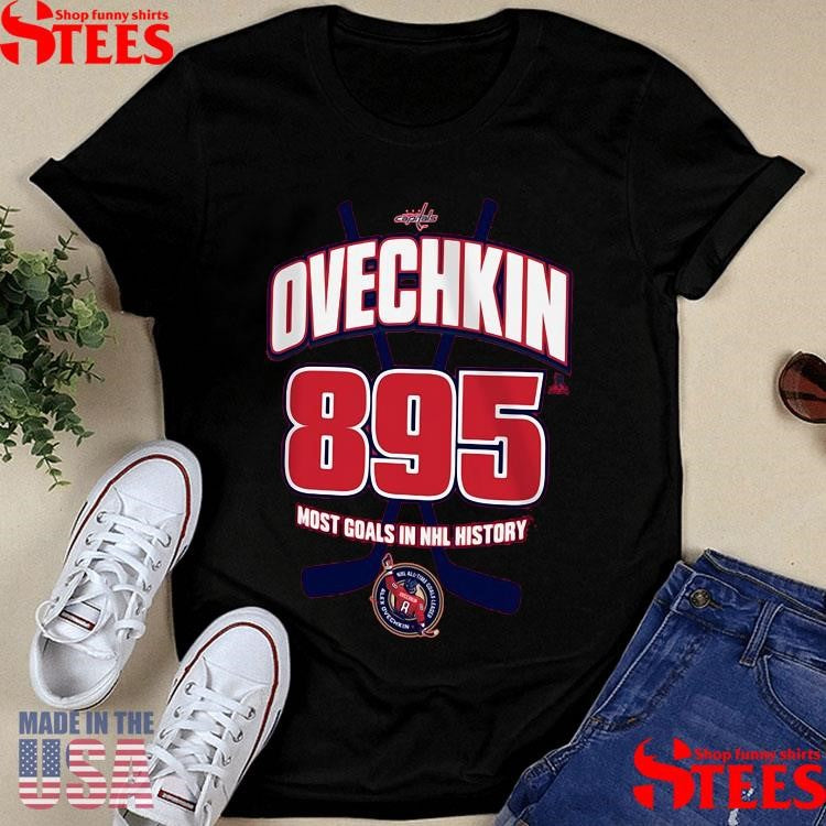 Alexander Ovechkin Washington Capitals Youth Nhl All-time Leading Goal Shirts