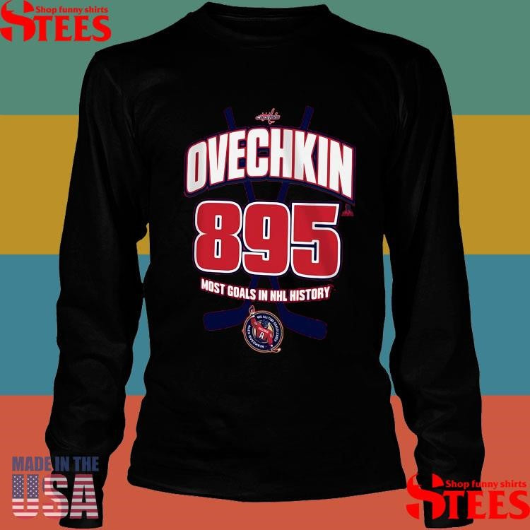 Alexander Ovechkin Washington Capitals Youth Nhl All-time Leading Goal Shirts