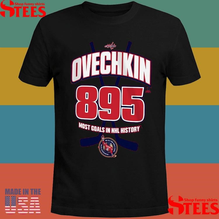 Alexander Ovechkin Washington Capitals Youth Nhl All-time Leading Goal Shirts