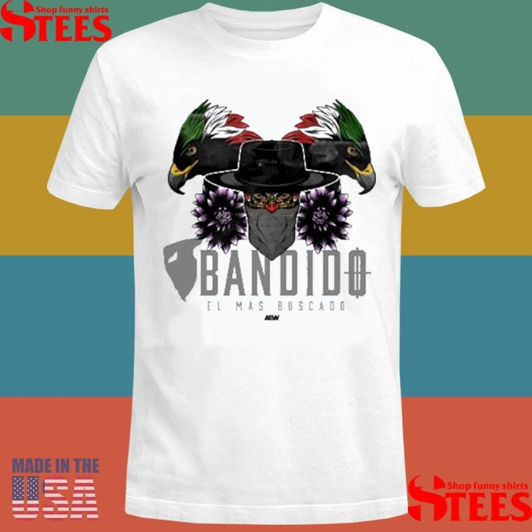 All Elite Wrestling Bandido Hat Of Many Colors T-shirt