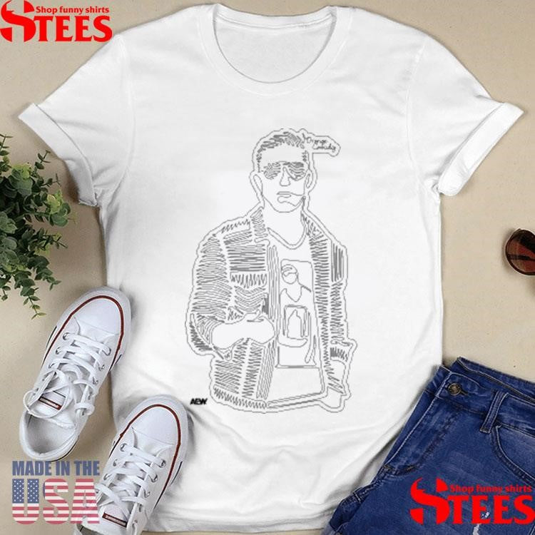 All Elite Wrestling Orange Cassidy Doodle T-shirt