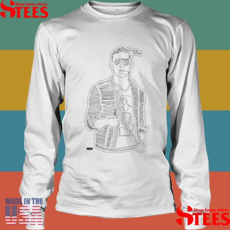 All Elite Wrestling Orange Cassidy Doodle T-shirt
