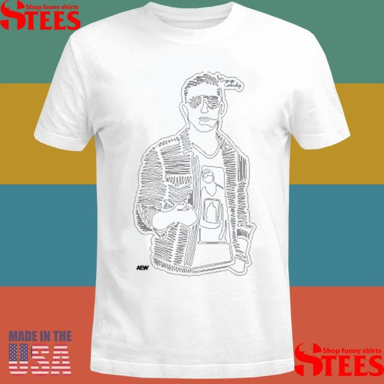 All Elite Wrestling Orange Cassidy Doodle T-shirt