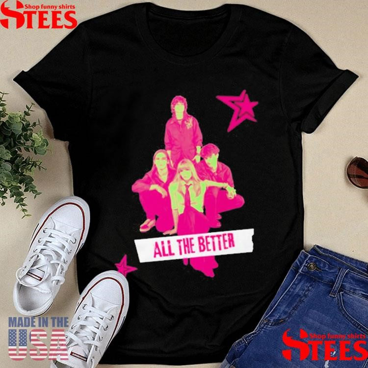 All The Better Y2k Style Green & Pink Shirts
