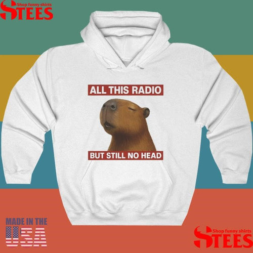 All This Radio But Still No Head Capybara Shirts