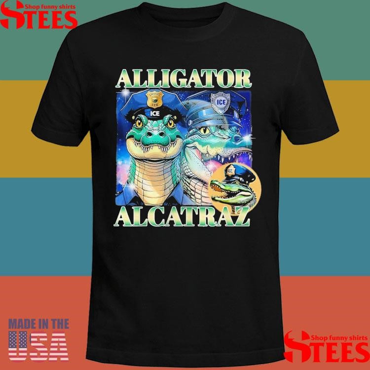 Alligator Alcatraz Florida Everglades Parody T-shirt