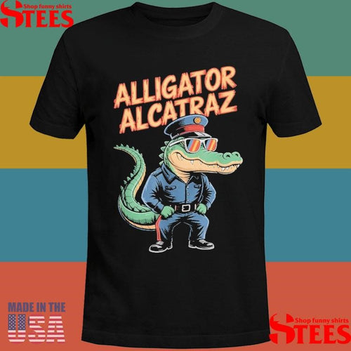 Alligator Alcatraz, Florida Everglades Prison Gear Police T-shirt