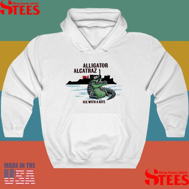 Alligator Alcatraz Ice With A Bite T-shirt