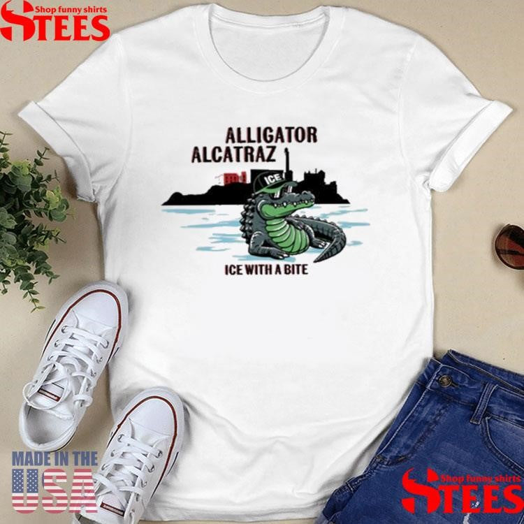 Alligator Alcatraz Ice With A Bite T-shirt