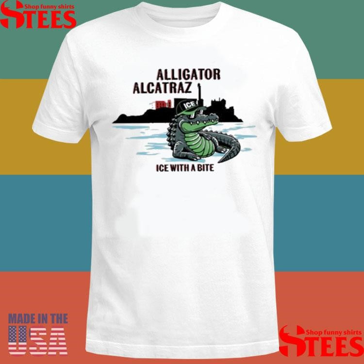 Alligator Alcatraz Ice With A Bite T-shirt