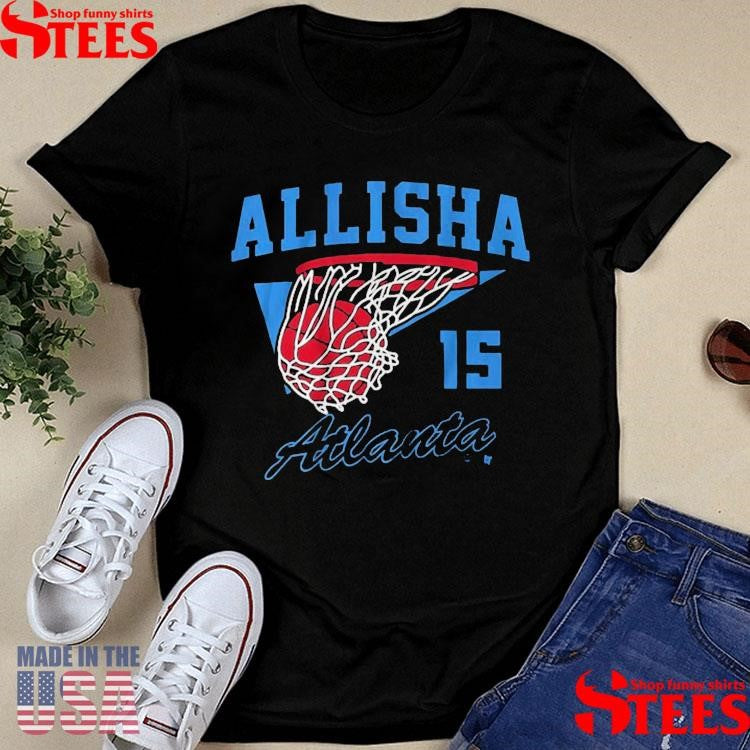 Allisha Gray Atlanta 15 Retro Swish T-shirts