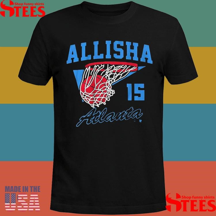 Allisha Gray Atlanta 15 Retro Swish T-shirts