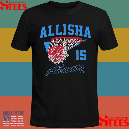 Allisha Gray Atlanta 15 Retro Swish T-shirts