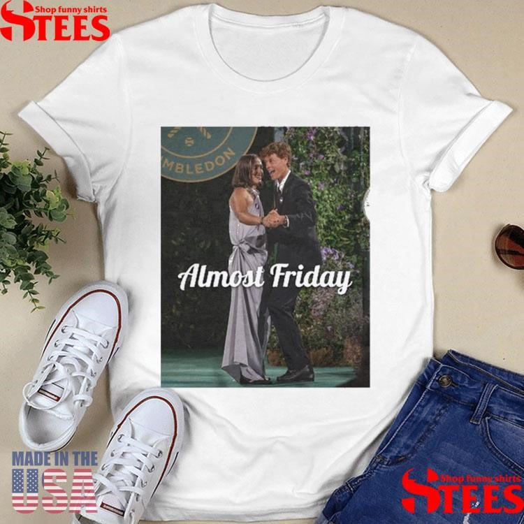 Almost Friday Sinner And Swiatek Celebrate Wimbledon Dance T-shirt
