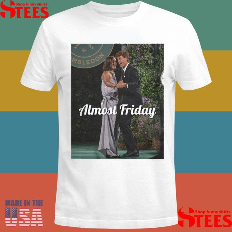 Almost Friday Sinner And Swiatek Celebrate Wimbledon Dance T-shirt
