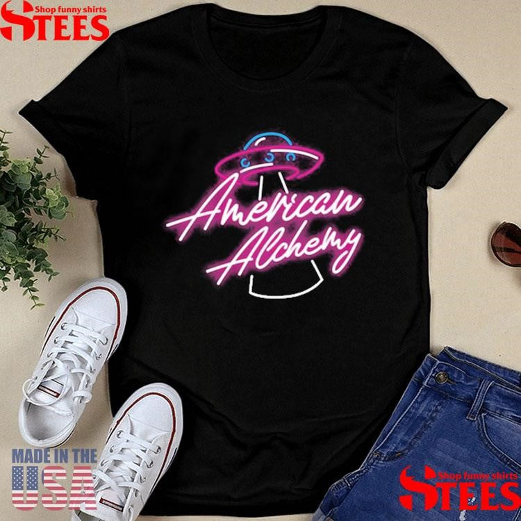 American Alchemy Logo Black Shirts