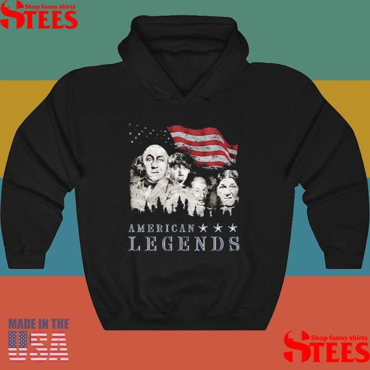 American Legends Rushmorons The Three Stooges T-shirt