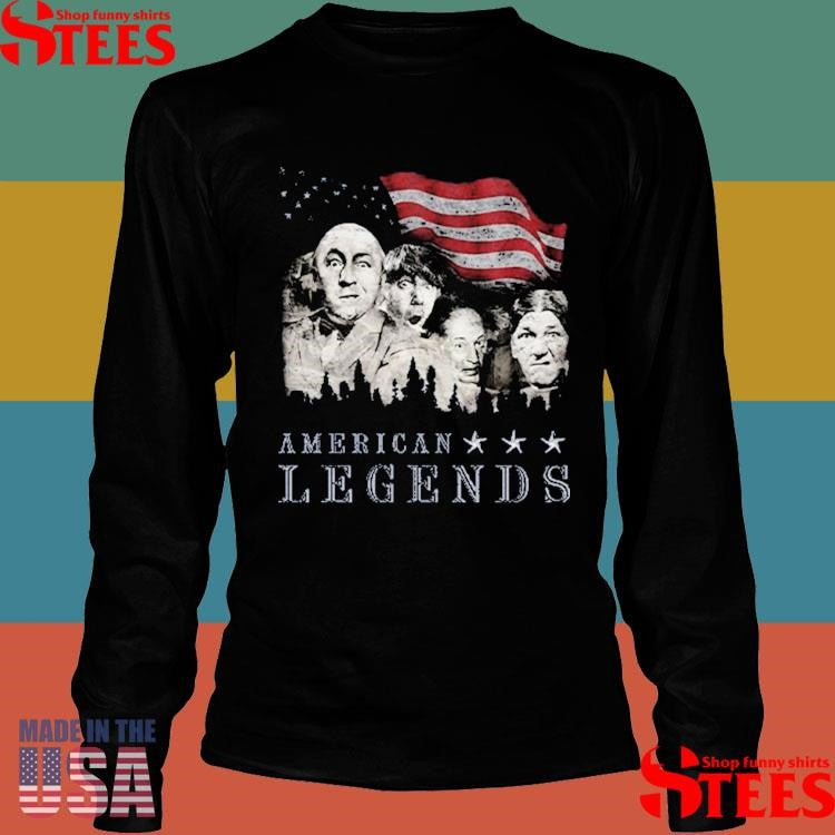 American Legends Rushmorons The Three Stooges T-shirt