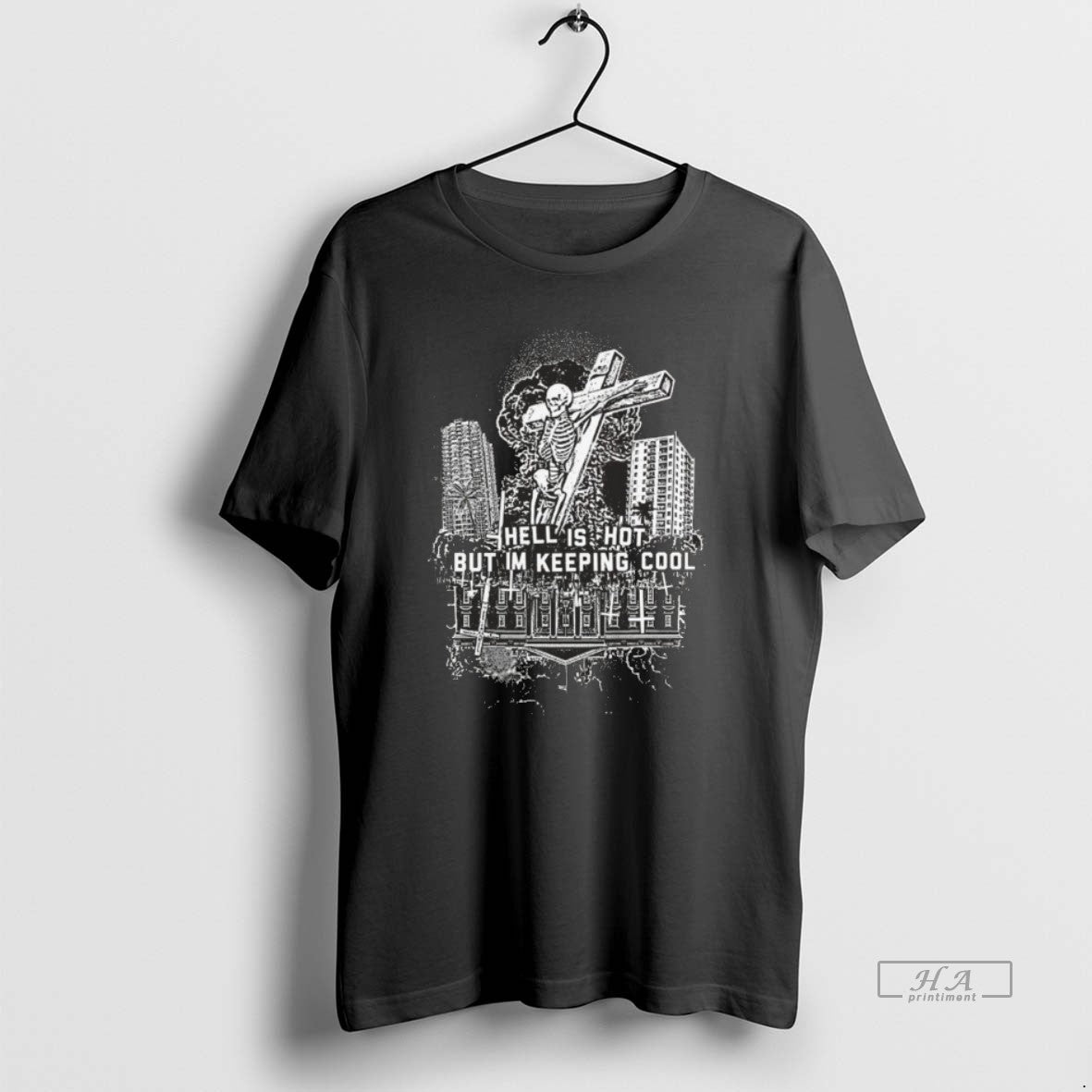 Official American Nightmare Hell Is Hot But Im Keeping Cool T-Shirts, Hoodie, Sweatshirt | CiraTrend.com