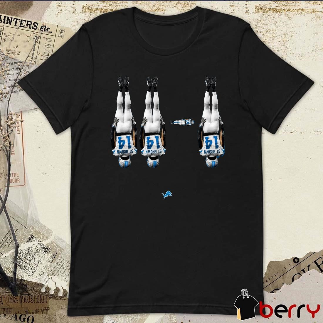 Amon-Ra St Brown NFL Detroit Lions 2 – 1 Chicago Bears Score Headstand t-shirt