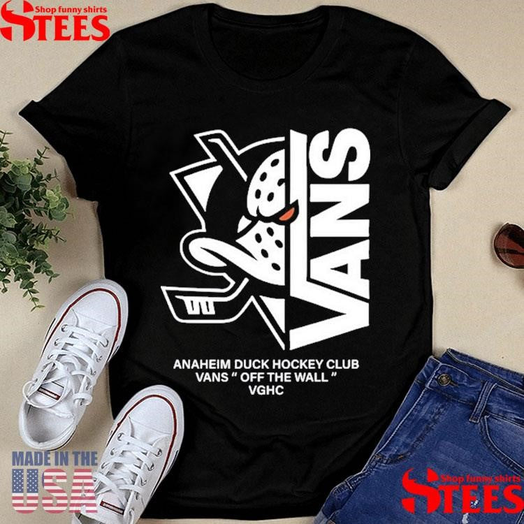 Anaheim Duck Hockey Club Vans Off The Wall Vghc Ducks X Vans Vert Blend Shirts