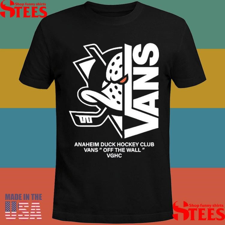 Anaheim Duck Hockey Club Vans Off The Wall Vghc Ducks X Vans Vert Blend Shirts