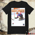 Andrew Kurka Bronze Medal Para Alpine Super-G Sitting Poster t-shirt