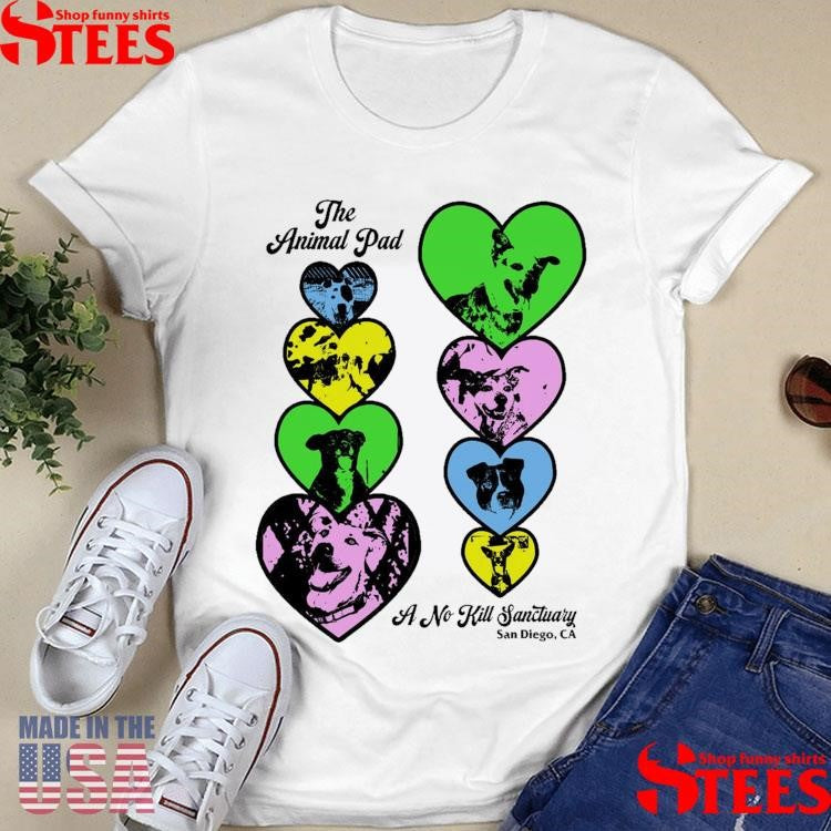 Animal Pad A No Kill Sanctuary San Diego Ca Ivory T-shirt