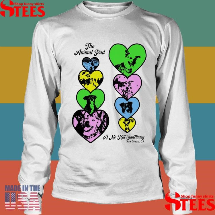Animal Pad A No Kill Sanctuary San Diego Ca Ivory T-shirt