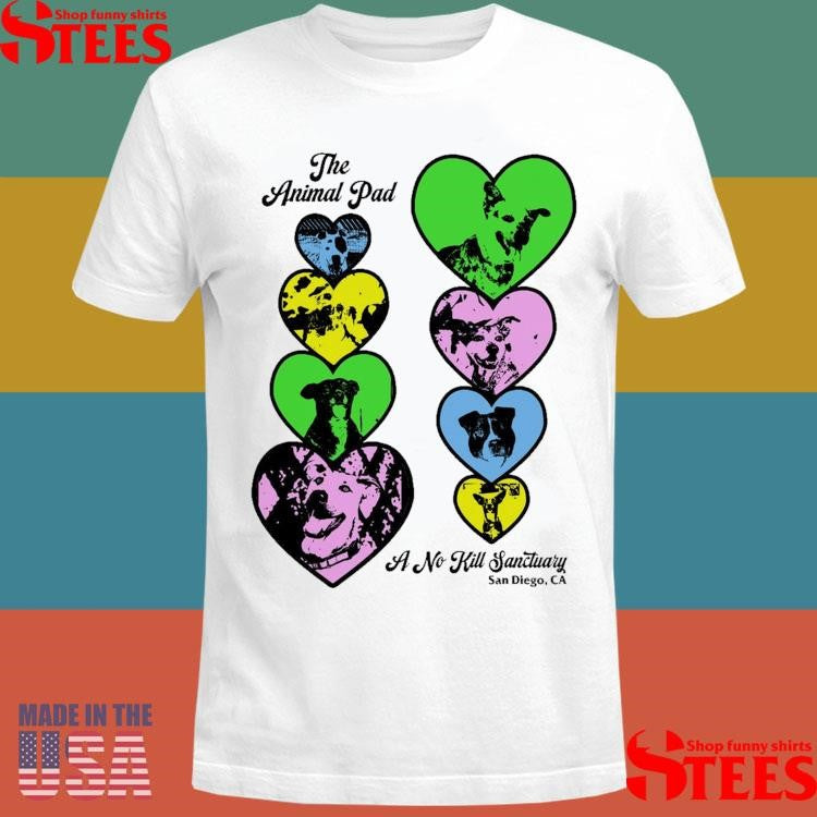 Animal Pad A No Kill Sanctuary San Diego Ca Ivory T-shirt