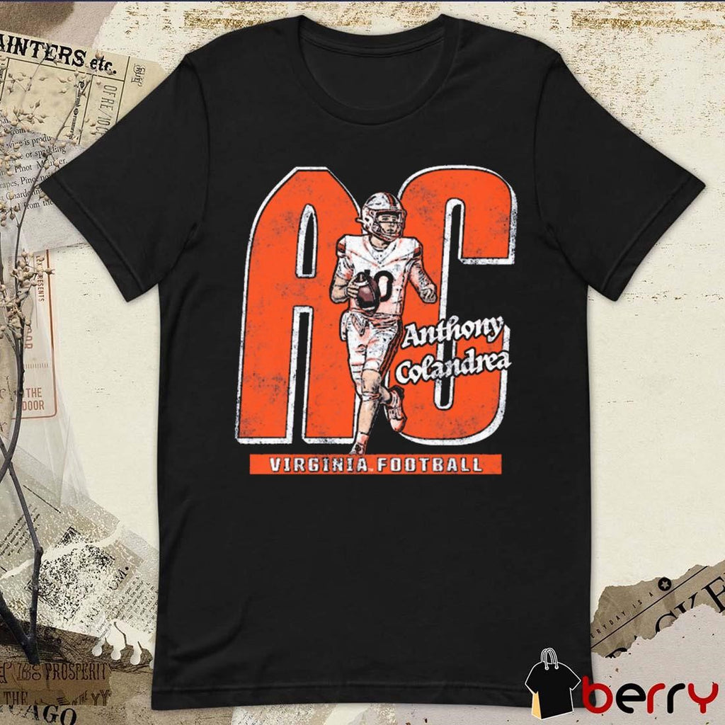 Anthony Colandrea AC Virginia Cavaliers Football 90s Graphic t-shirt