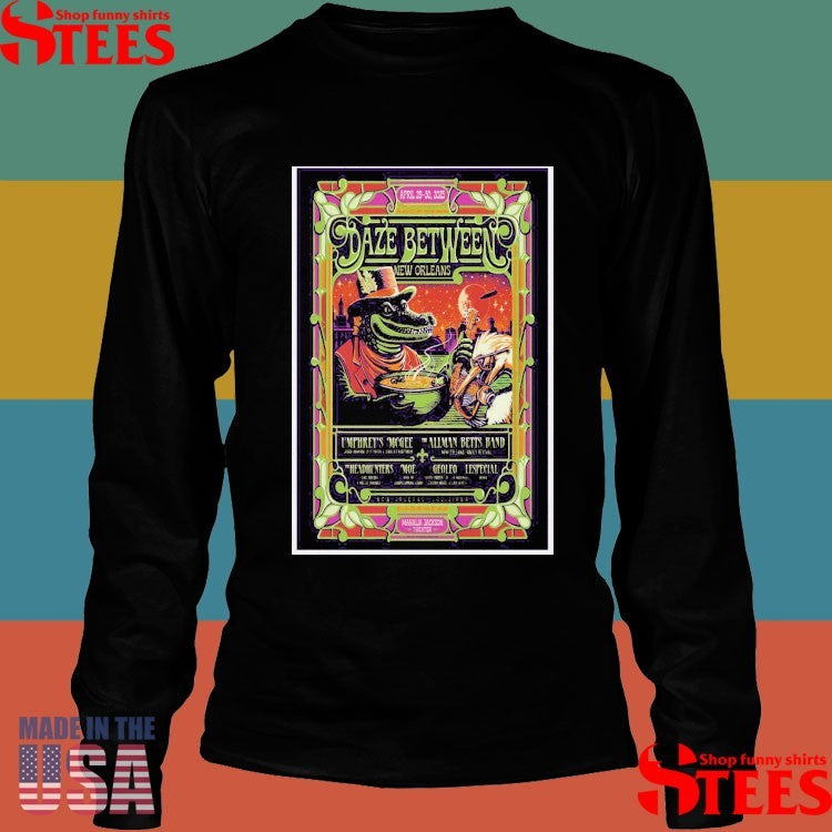 April 29-30, 2025 Daze Between New Orleans Mahalia Jackson Theater Poster Shirts