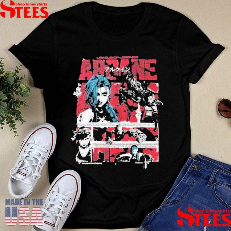 Arcane Jinx Vs Vi T-shirt