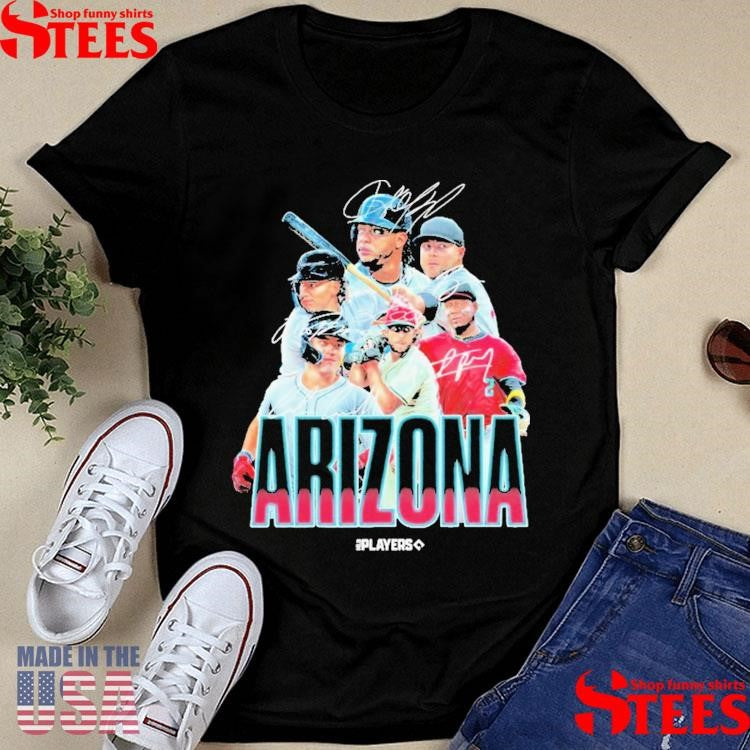 Arizona Diamondbacks Mlb Players Series Signatures Shirts