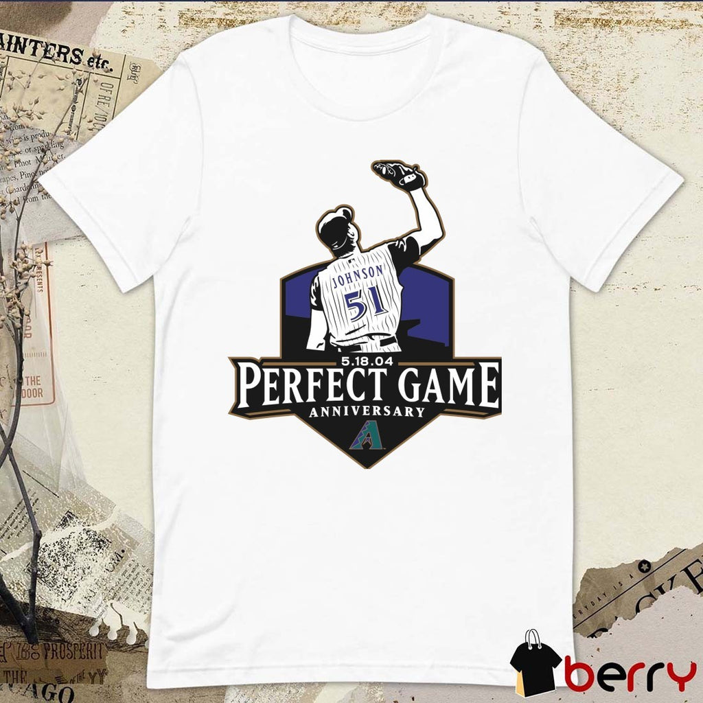 Arizona Diamondbacks Perfect Game Anniversary May 18 2004 Logo t-shirt