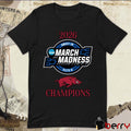 Arkansas Razorbacks 2026 NCAA March Madness Sweet 16 Elite 8 Champions Logo t-shirt