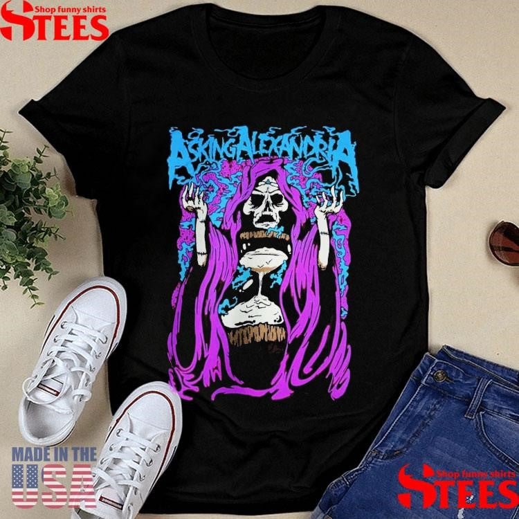 Asking Alexandria Grim Reaper Hourglass T-shirt