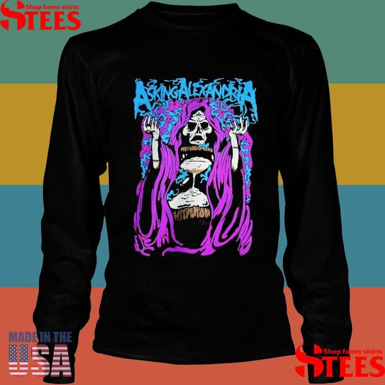 Asking Alexandria Grim Reaper Hourglass T-shirt