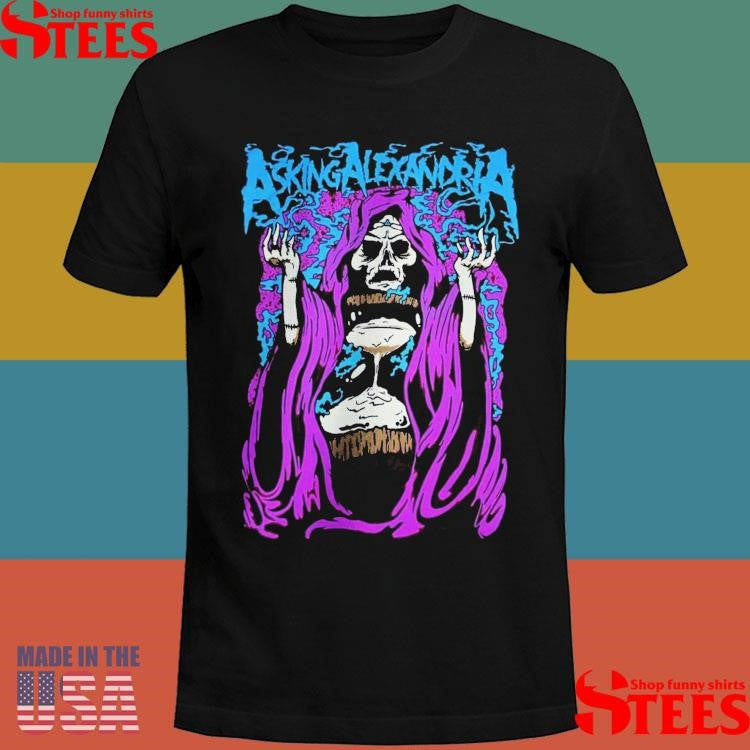 Asking Alexandria Grim Reaper Hourglass T-shirt