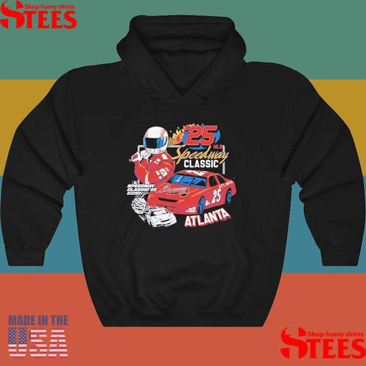 Atlanta Braves 2025 Mlb Speedway Classic Tri-blend Shirts