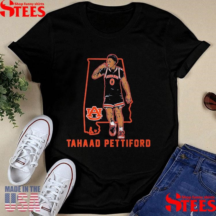 Auburn Basketball Tahaad Pettiford State Star Shirts