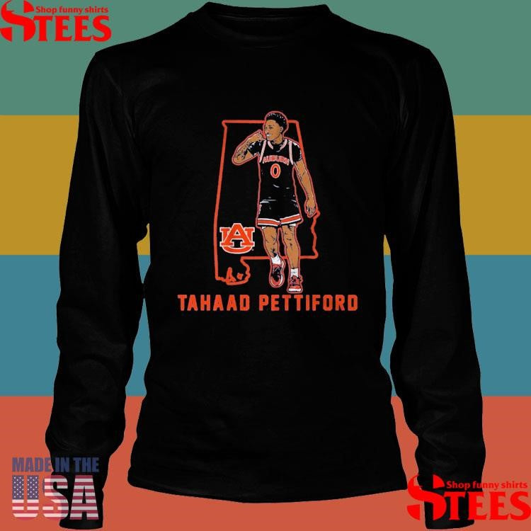 Auburn Basketball Tahaad Pettiford State Star Shirts