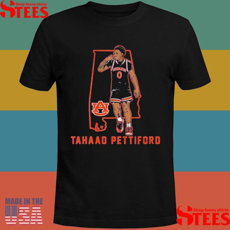 Auburn Basketball Tahaad Pettiford State Star Shirts