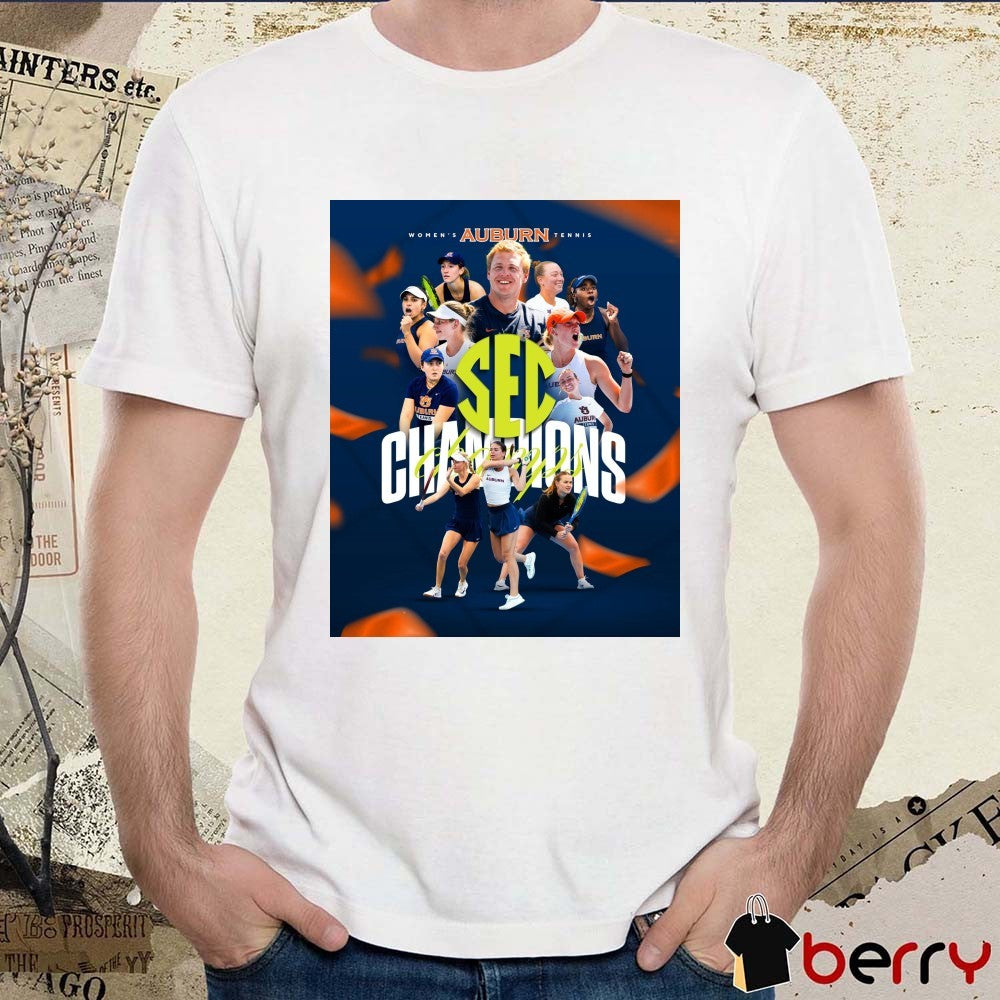 Auburn Tigers 2026 SEC Women’s Tennis Championship in Norman Poster t-shirt