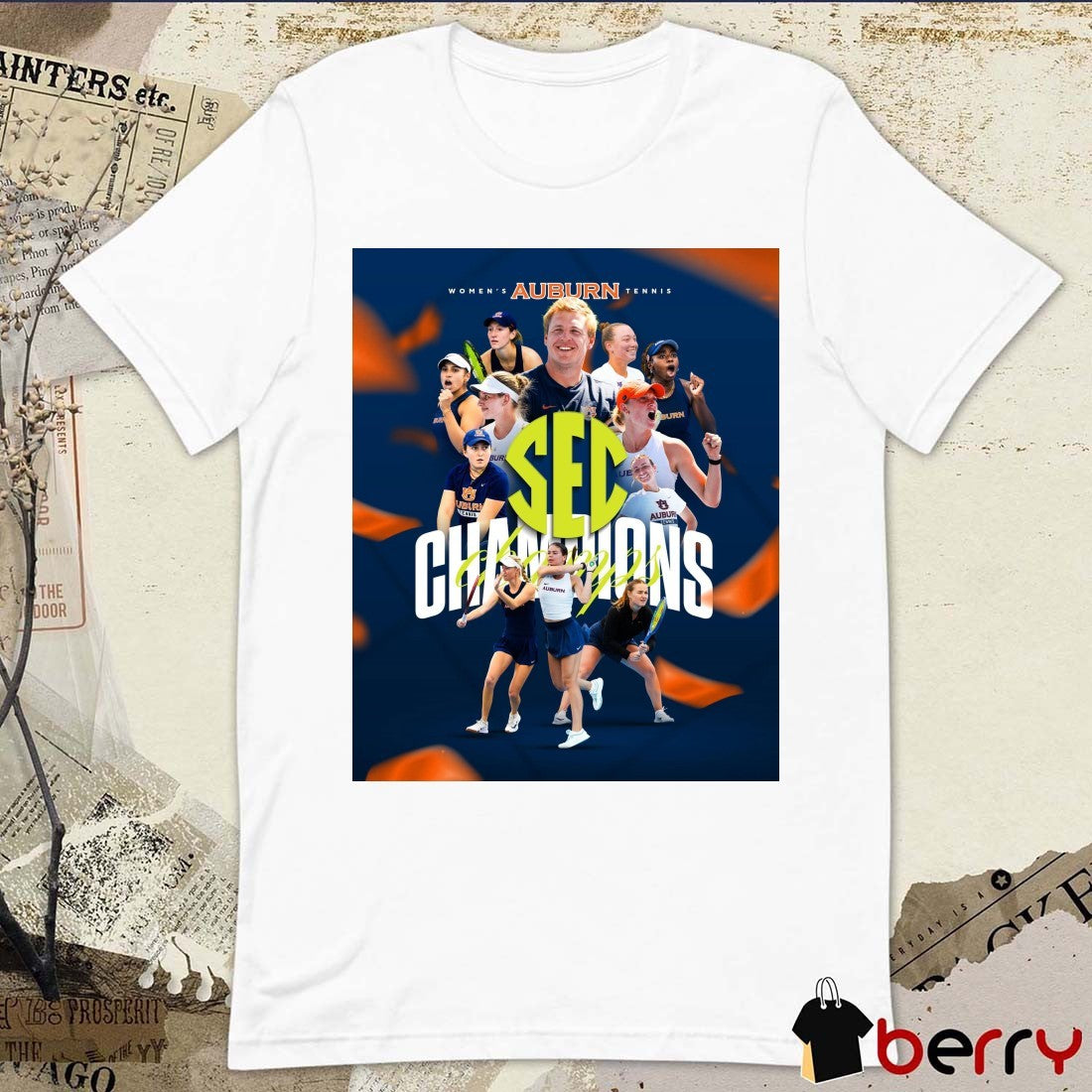 Auburn Tigers 2026 SEC Women’s Tennis Championship in Norman Poster t-shirt