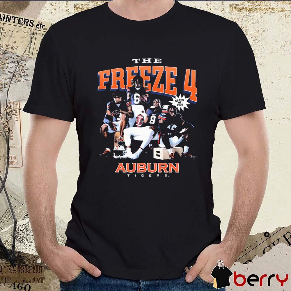 Auburn Tigers Meet the Freshmen 4 Cam Coleman Class Of 2024 Graphic t-shirt