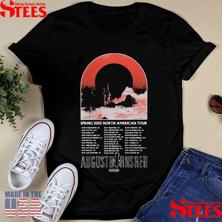 August Burns Red Mountains North American Spring Tour 2025 Shirts