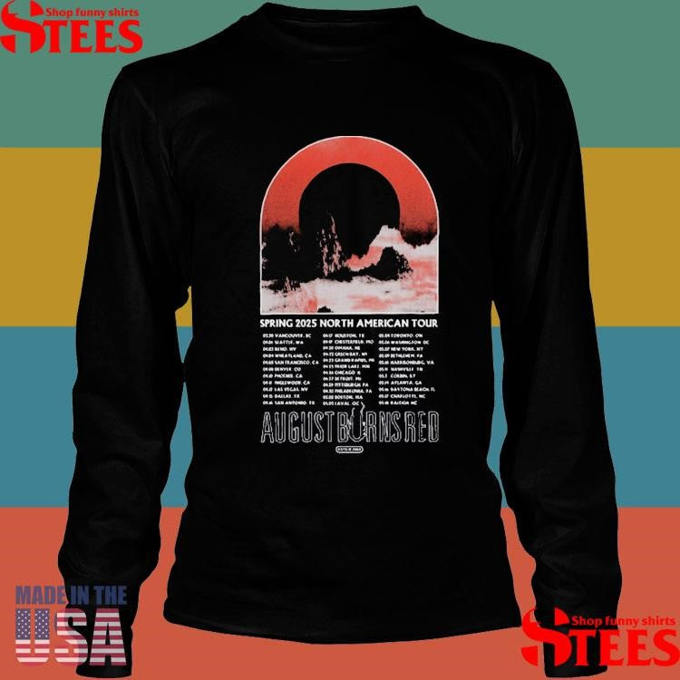 August Burns Red Mountains North American Spring Tour 2025 Shirts