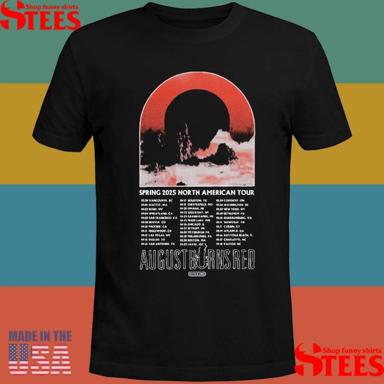 August Burns Red Mountains North American Spring Tour 2025 Shirts