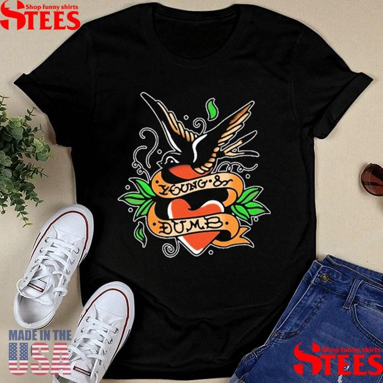 Avril Lavigne Young & Dumb Tattoo Shirts